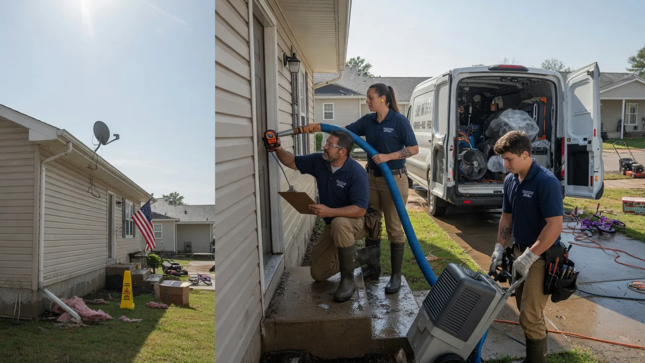 Ceiling Water Damage Restoration in Bentonville, VA near me